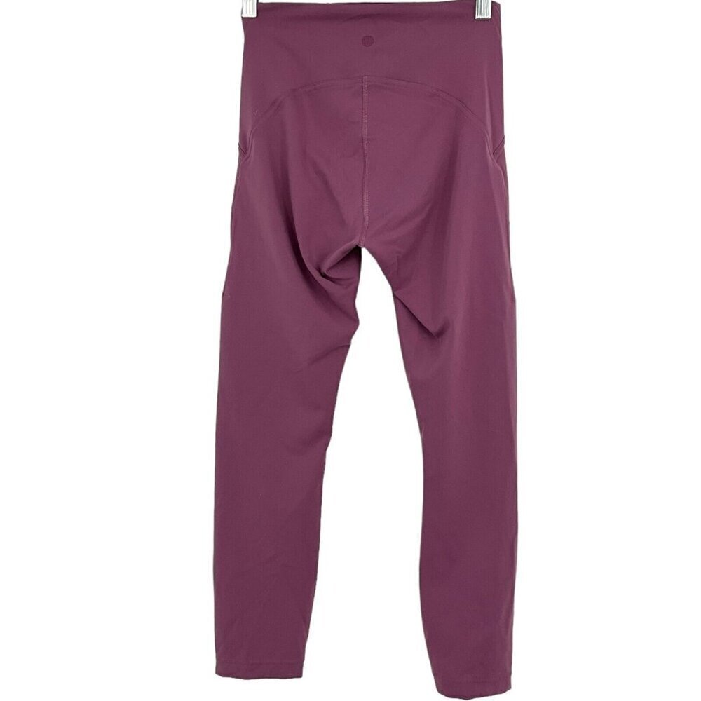 Lululemon InStill High Rise Crop Leggings 23" Vintage Plum 4 Yoga Train Pilates - Picture 2 of 6